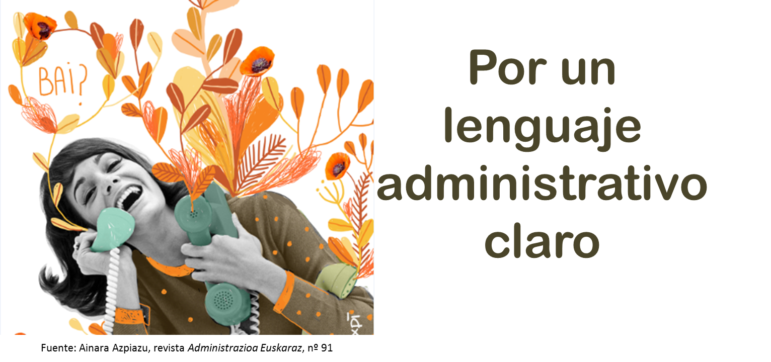 Lenguaje Administrativo Claro del Instituto Vasco de Administración Pública