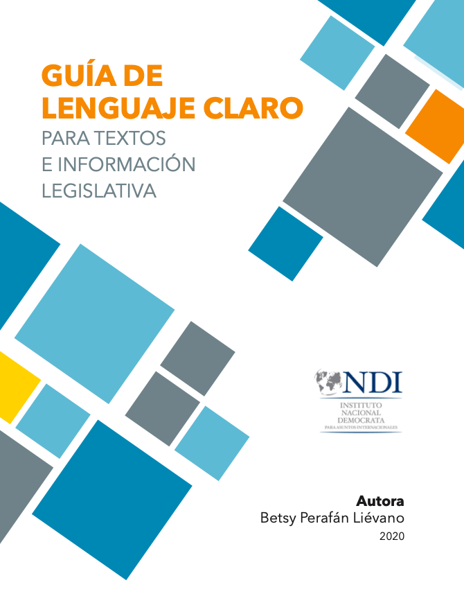 Guía de Lenguaje Claro para Textos e Información Legislativa
